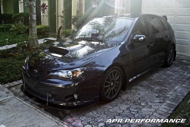 APR Carbon Fiber Wind Splitter With Rods STI 08+