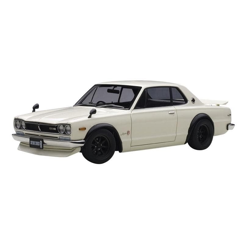 AUTOart 1/18 Nissan Skyline GT-R KPGC10 versión sintonizada en blanco (77442)