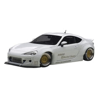 AUTOart 1/18 Rocket Bunny Toyota 86, White Gold Wheels