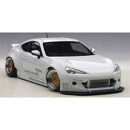 AUTOart 1/18 Rocket Bunny Toyota 86, ruedas de oro blanco (78756)