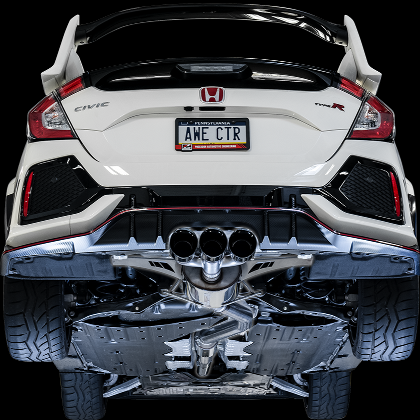 Kit de escape AWE Touring Edition para Honda Civic Type R FK8 (catback + tubo delantero)