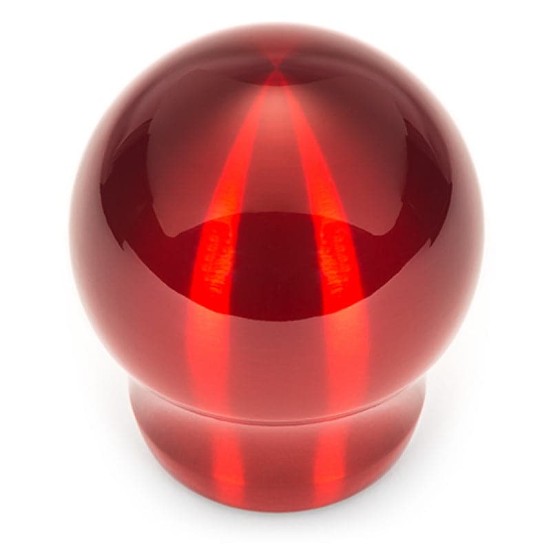 Raceseng Contour Shift Knob (No Engraving) M10x1.5mm Adapter - Red Translucent