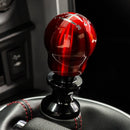 Raceseng Contour Shift Knob (Grabado Puerta 3) Adaptador M12x1.25mm - Rojo Translúcido