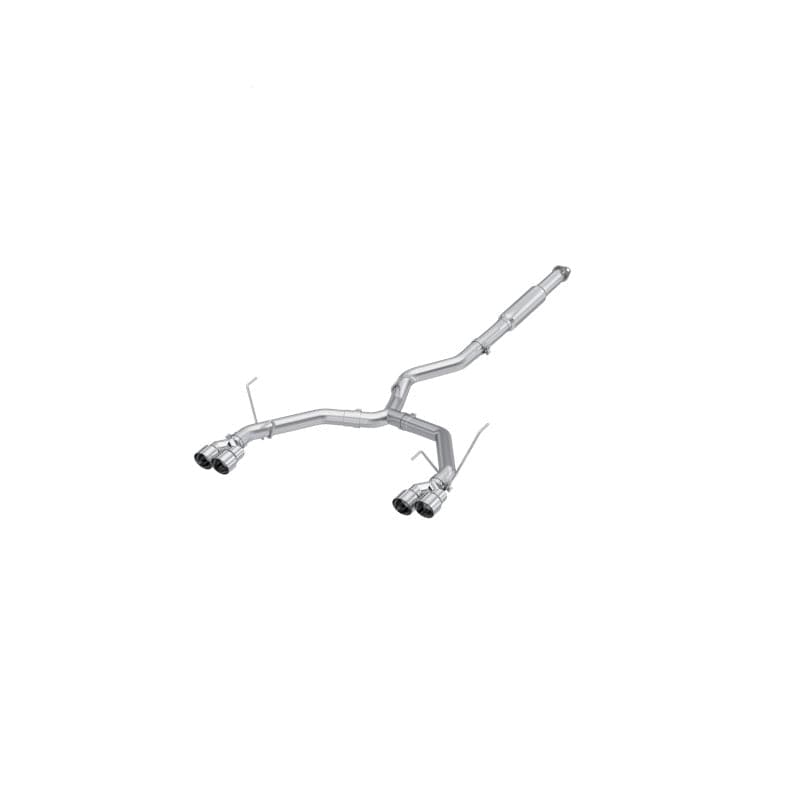 MBRP 2022+ Subaru WRX 3in Cat-Back Dual Split Rear Quad Tips Race Profile Exhaust (S4808304)