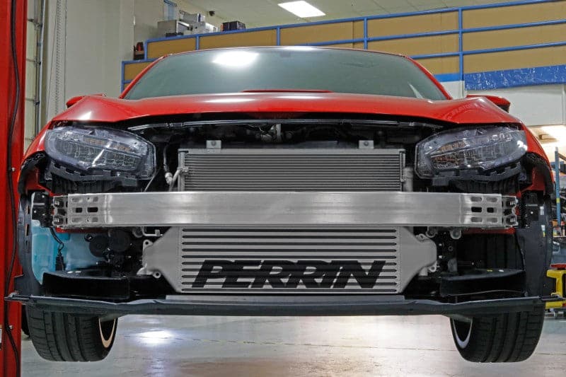 Perrin 2017+ Honda Civic Type R Intercooler de montaje frontal plateado