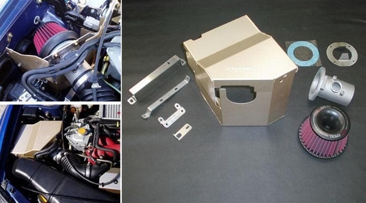 BEATRUSH Kit de caja de admisión de aire Subaru 2002-2007 WRX/ STi 2004-2007