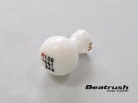 Beatrush Duracon White Shift Knob - BRZ, FR-S, GT86