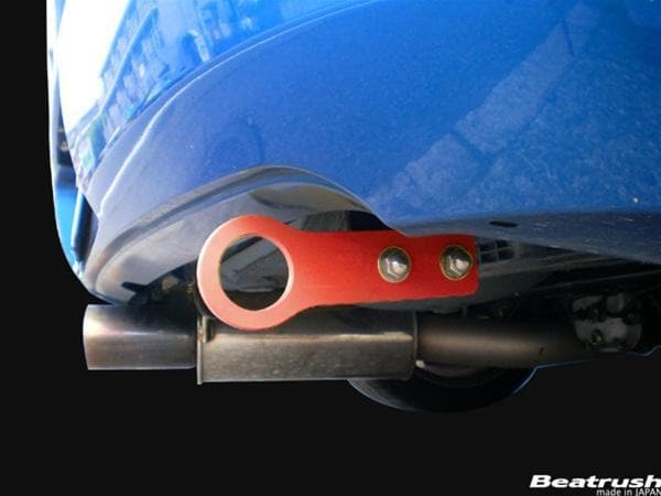 Beatrush Red Rear Tow Hook WRX, STI 02-07