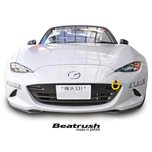 Gancho de remolque delantero amarillo Beatrush - Mazda MX-5 Miata