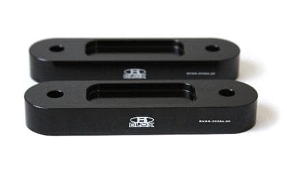 BLOX Honda S2000 Racing Front 20mm Thick Spacer Bump Steer Kit - Black (Lowered 1in and more)