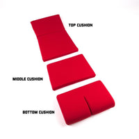 Bride Middle Cushion (Red) - Full Bucket Seats