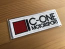 Insignia de abrigo C-ONE (Wappen) - Blanco