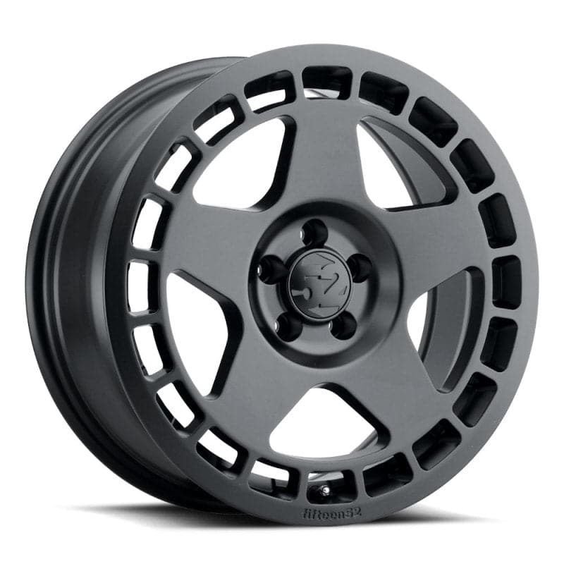 quince52 Turbomac 17x7.5 5x112 40 mm ET 66.56 mm Rueda negra de asfalto con orificio central (TURAB-77551+40)