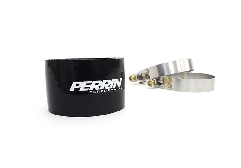 Perrin 02-07 WRX / 04-20 STi / 04-08 FXT Kit de acoplador de intercooler de montaje superior, negro (perPSP-ITR-301BK)