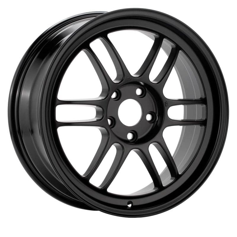 Enkei RPF1 18x10.5 5x114.3 15mm Offset 73mm Bore Matte Black Wheel G35/350z (37981056515BK)