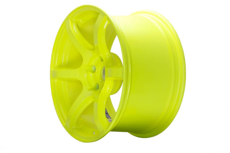 Gram Lights 57C6 17x9 +40 5-100 Luminous Yellow Wheel