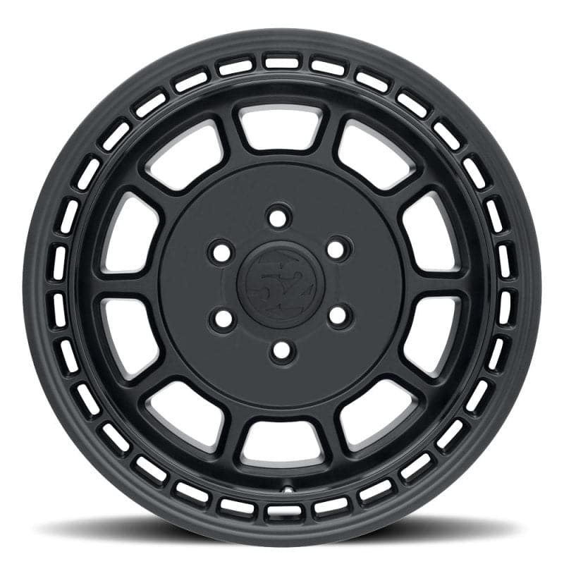 quince52 Traverse HD 17x8.5 5x150 0mm ET 110.3mm Rueda negra de asfalto con orificio central (RHDAB-178555-00)