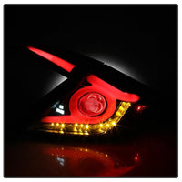 Spyder 16-19 Honda Civic Sedan Barra de luces LED luces traseras negras