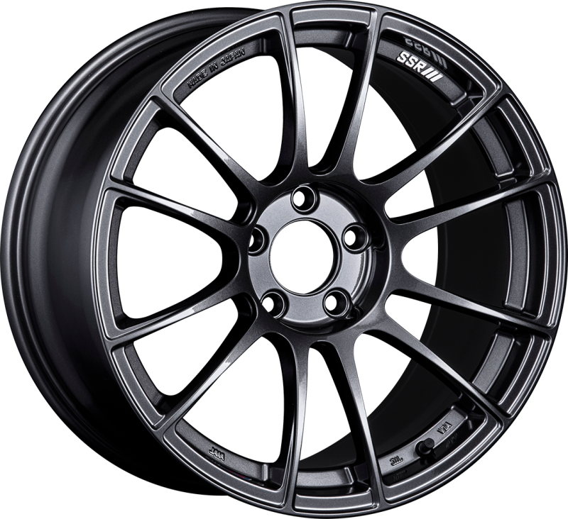 SSR GTX04 18×9.5 5x114.3 22mm Offset Dark Gunmetal Wheel