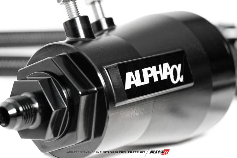 AMS Performance Infiniti Q50/Q60 Red Alpha Flex Kit de filtro de combustible (independiente/sin kit de combustible AMS Flex) (ALP.28.07.0009-1)