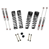 Kit de elevación de suspensión Skyjacker 2.5 pulg. Der. 1 pulg. Rr con amortiguadores monotubo M95 2020 Jeep Gladiator JT - Rubicon