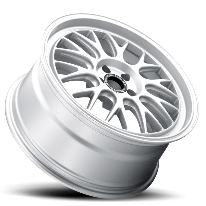 quince52 Holeshot RSR 19x9.5 5x120 45 mm ET 64.1 mm Rueda plateada radiante con orificio central