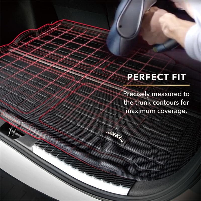 3D MAXpider 2020-2020 Tesla Model Y Kagu Cargo Liner - Inferior - Negro