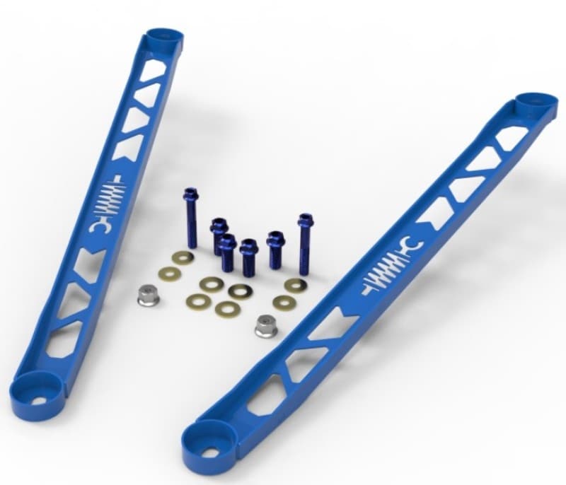 aFe CONTROL 304 Stainless Steel Front Suspension Strut Brace Blue for 2020+ Toyota GR Supra (A90) (450-721003-L)