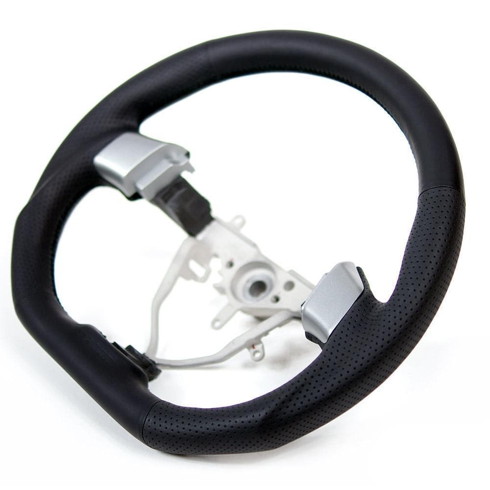 DAMD D-Shaped Black Stitch Steering Wheel Subaru WRX/ STi 05-07, Legacy/ Outback 04-06, Forester 05-08