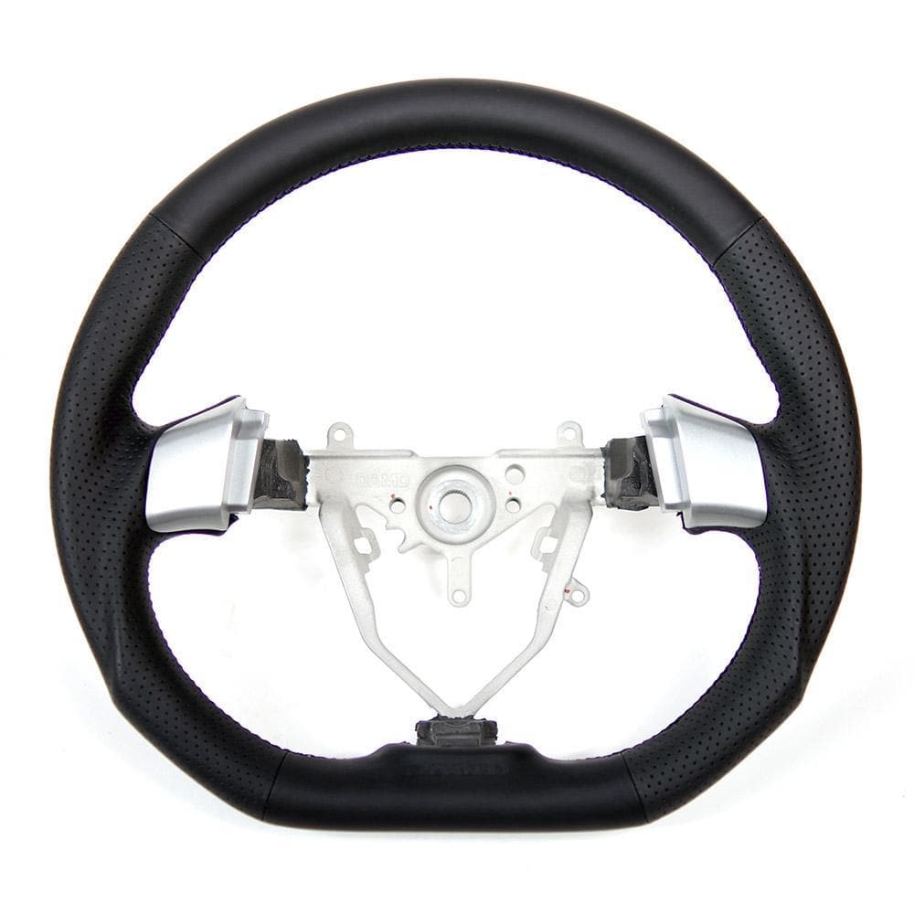 DAMD D-Shaped Black Stitch Steering Wheel Subaru WRX/ STi 05-07, Legacy/ Outback 04-06, Forester 05-08