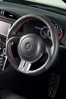 DAMD SS358-Z D-Shape Steering Wheel Red Stitch - Subaru BRZ & Scion FR-S