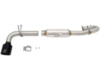 aFe Takeda 11-16 Scion TC 2.5L 2 1/4-2 1/2 pulgadas Escape con eje trasero de acero inoxidable con punta negra