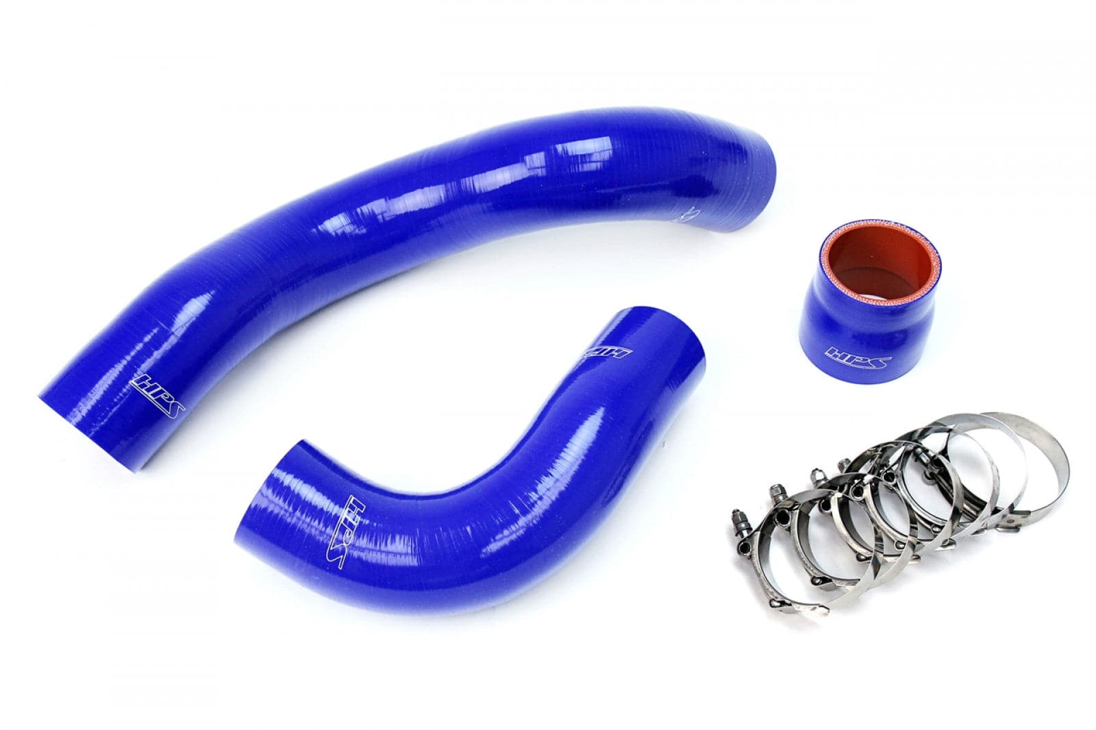 Kit de manguera intercooler de silicona reforzada azul HPS para Honda 17-19 Civic Type R 2.0L Turbo