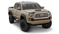 Bushwacker 16-18 Toyota Tacoma Pocket Style Flares 4 piezas 60.5/73.7 pulgadas cama - Negro