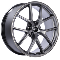 BBS CI-R 19x9.5 5x120 +25 Platinum Silver Polished Rim Protector Wheel -82mm PFS/Clip Required