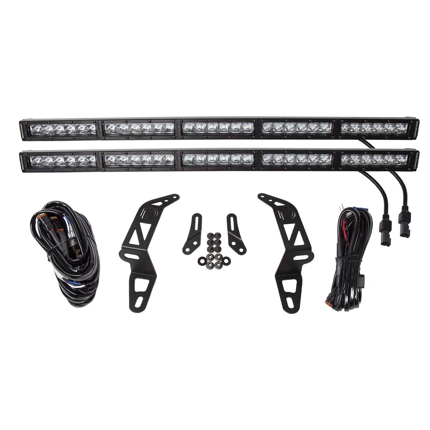 Diode Dynamics - DD6083 - Jeep 2018 SS30 Kit LED de parachoques blanco conducción doble