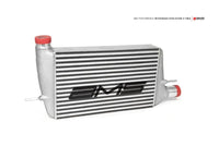 AMS Performance 08-15 Mitsubishi EVO X Intercooler de montaje frontal con tanques modulares de extremo fundido y logotipo (AMS.04.09.0001-1)