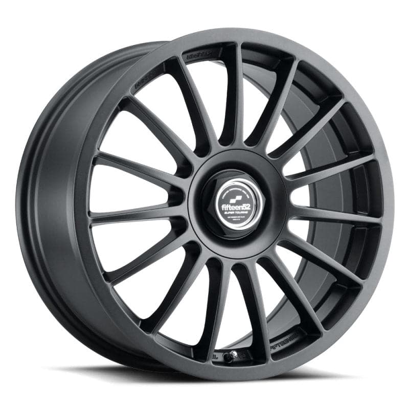 quince52 Podium 18x8.5 5x108/5x112 45 mm ET 73.1 mm Rueda de grafito esmerilado con orificio central (STPFG-88558+45)