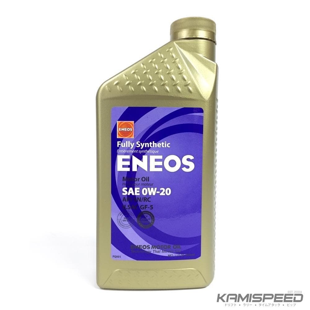 ENEOS Fully Synthetic Motor Oil 0W20 Case (6 Quarts)