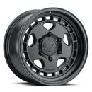 quince52 Turbomac HD Classic 16x8 6x139,7 0 mm ET 106,2 mm Rueda negra de asfalto con orificio central (fftTHDAB-68069-00)