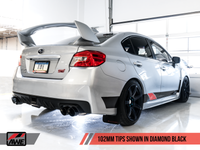 AWE Tuning Touring Edition Cat-Back Exhaust w. 102mm Diamond Black Tips for 2015+ STi and 11-14 WRX/ STi Sedan