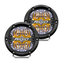 Kit de luces de pilar A para Toyota Tacoma 16-22 de Rigid Industries (incluye transmisión serie 360 ​​de 4 pulgadas)