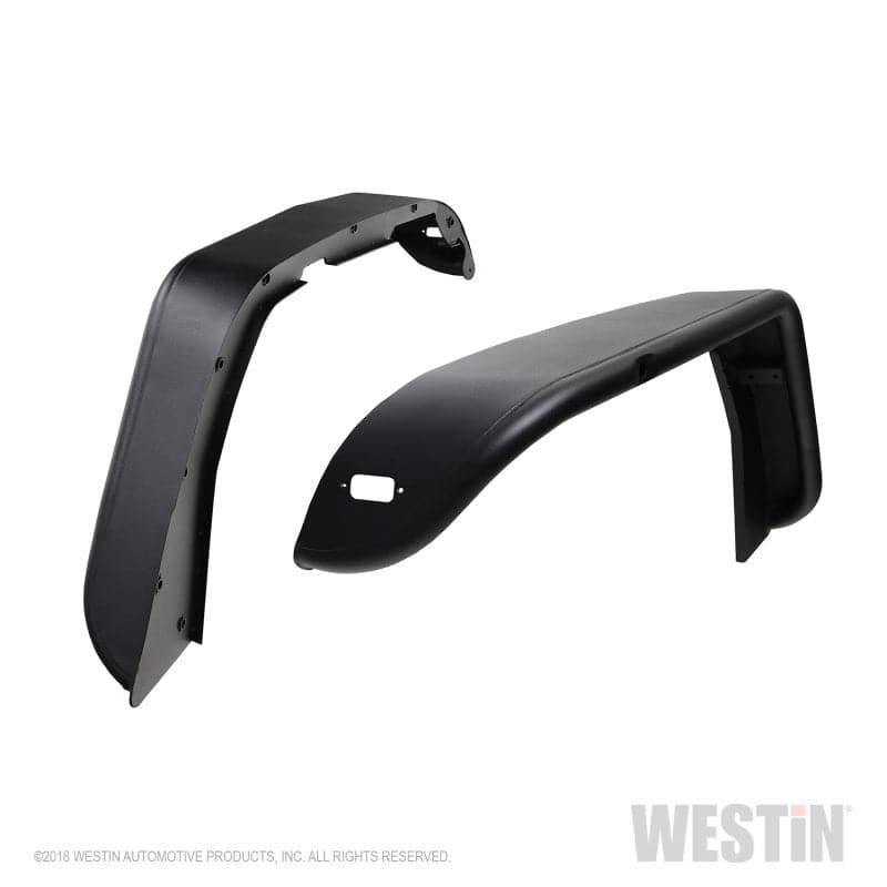 Guardabarros de tubo Gladiator Westin 18-20 Jeep Wrangler JL / 20 - Delantero - Negro texturizado