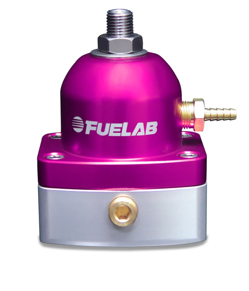 Fuelab 515 EFI FPR ajustable 25-90 PSI (2) -6AN Entrada (1) -6AN Retorno - Púrpura