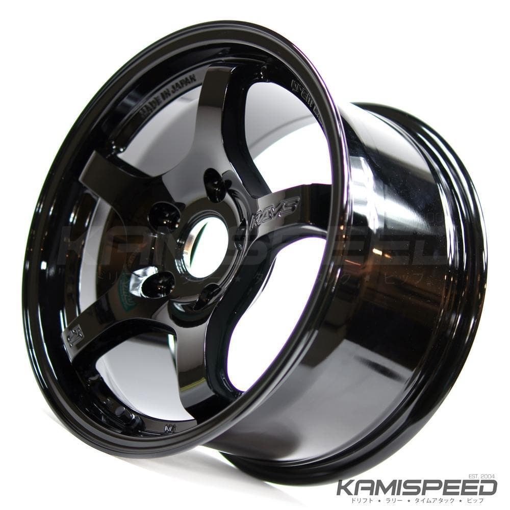 gram LUCES 57CR 15X8 +35 5-114.3 Negro Brillo