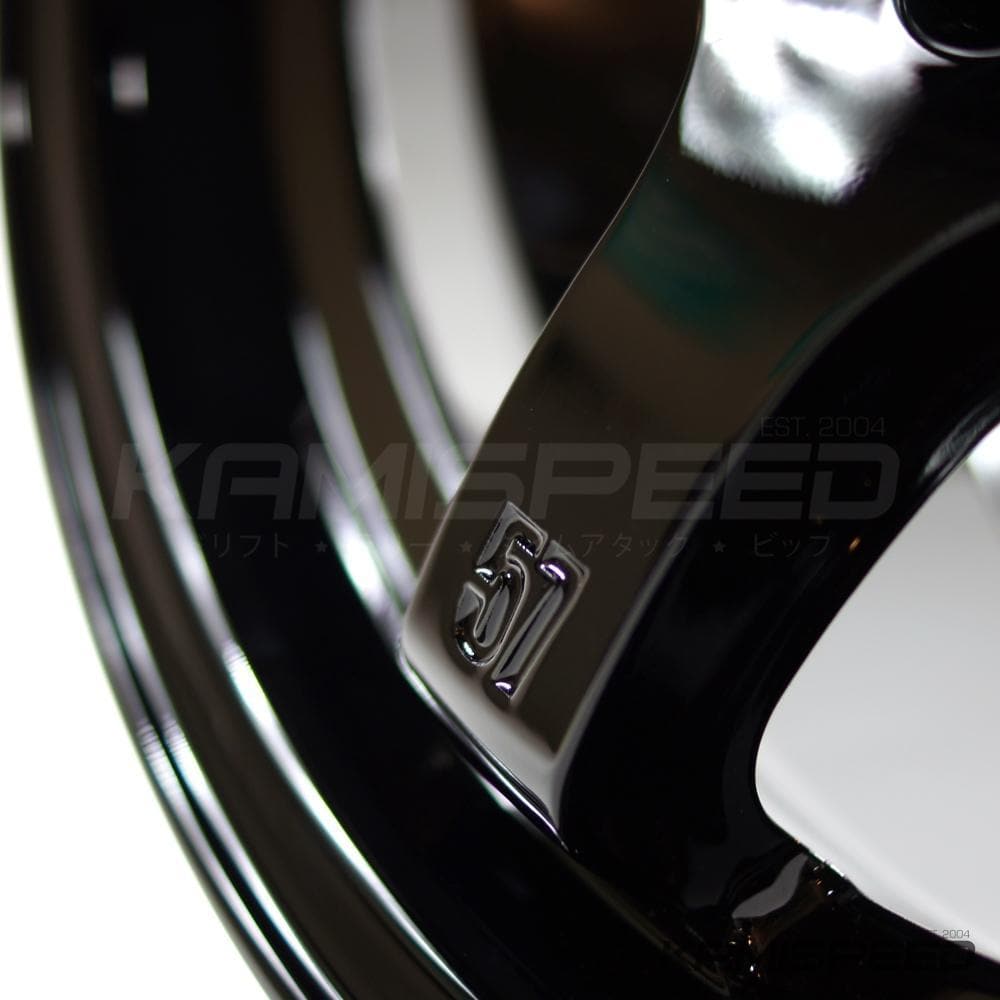 gram LIGHTS 57CR 15X8 +35 5-114.3 Glossy Black