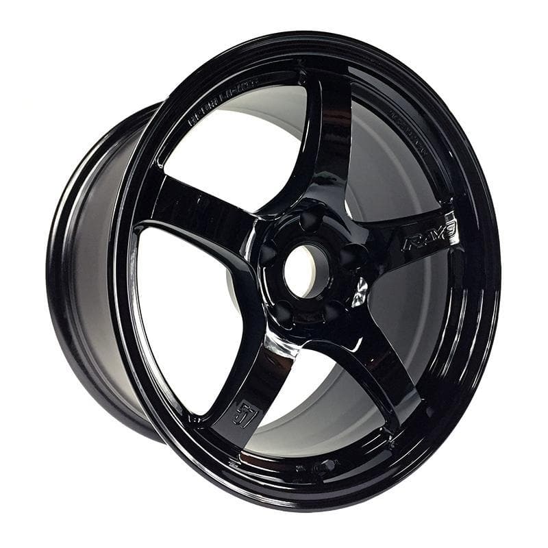 Gram Lights 57CR - 17x9 +12 5x114.3 - Negro brillante