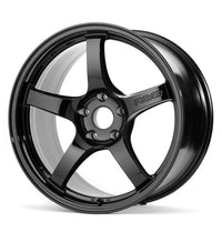 Rueda Gram Lights 57CR 18x9,5 +22 5x114,3 pulgadas Rueda negra brillante