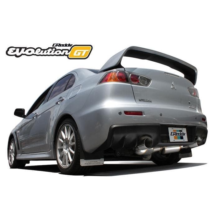 Escape con respaldo de gato GReddy EVOlution GT - Mitsubishi Lancer Evolution X