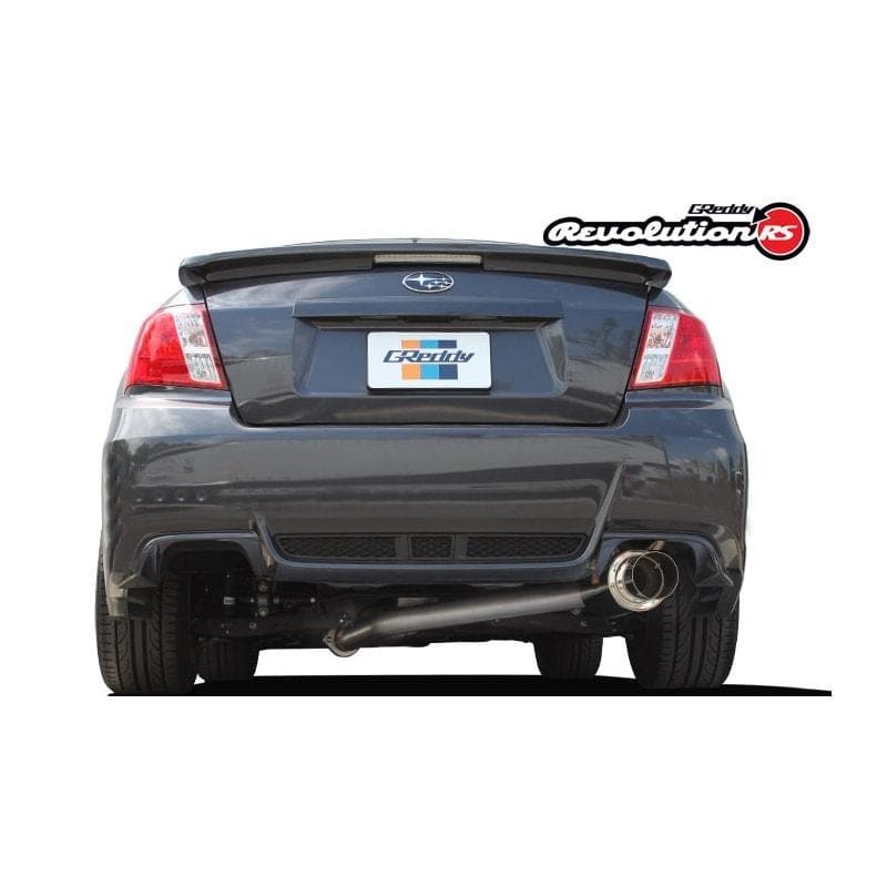 GReddy Revolution RS Cat-Back Exhaust - 11-14 Subaru Impreza WRX & STi [Sedan] (10168101)